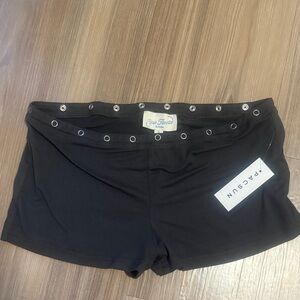 PacSun Black micro-shorts Women's studded Shorts NWT